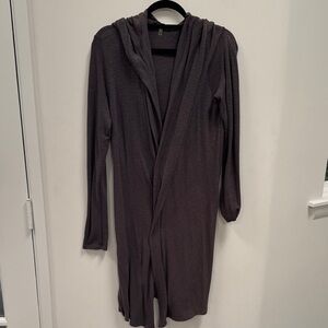 Laila Jayde Dark Brown Hooded Cardigan